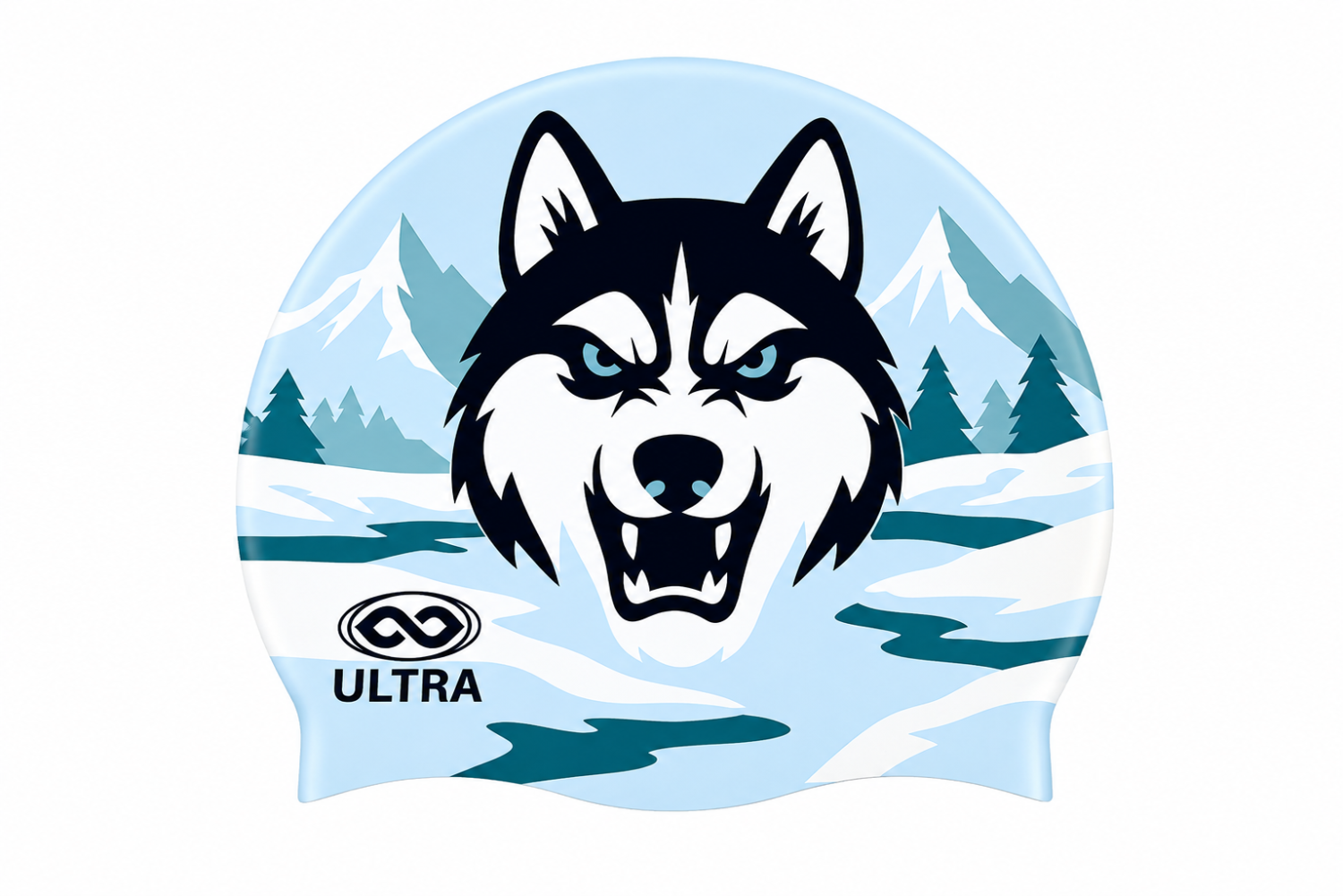 Blue Wolf Cap